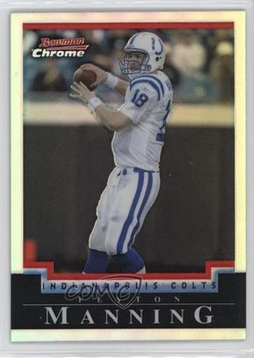 2004 Bowman Chrome Refractor /500 Peyton Manning #75 HOF - Image 1 of 2