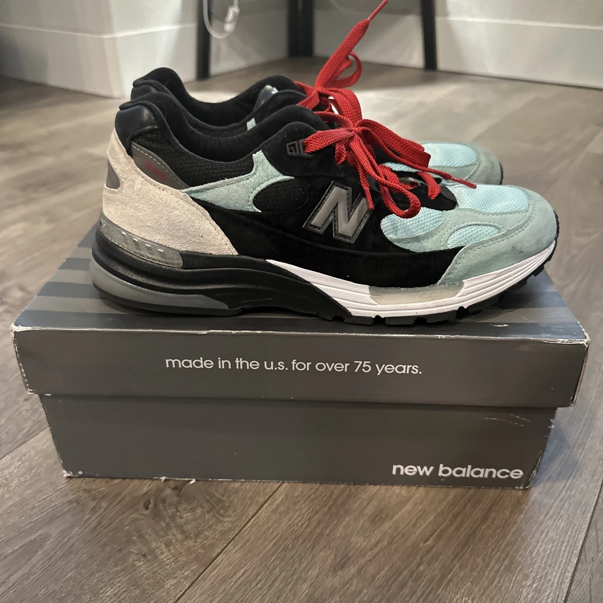 New Balance Amoeba Music x Nice Kicks x 992 Made in USA Peace