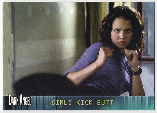 DARK ANGEL Premiere Series Base Card #48 - Girls Kick Butt - Image 1 of 1