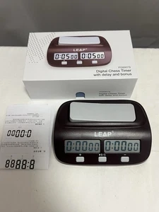 Leap Digital Chess Timer with Delay and Bonus Model PQ9907S - Boxed -  - Bild 1 von 6