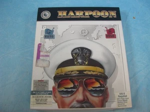 VINTAGE 1989 Harpoon: NATO vs USSR - BIG BOX PC 5.25" Disks - FREE SHIPPING - Picture 1 of 6