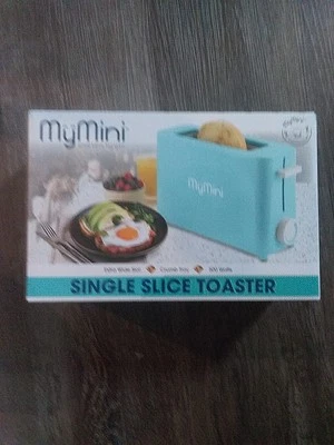 Compact Blue Toaster, Perfect for Singles & Small Families - Image 1 of 3