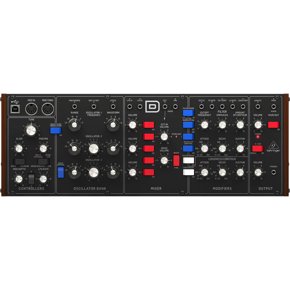 Sintetizador analógico Behringer modelo D Foto 1 de 1