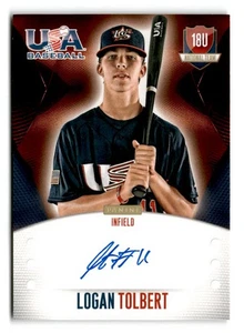 2014 L.T. Tolbert Panini USA Baseball Rookie Auto 420/499 - New York Mets - Bild 1 von 2