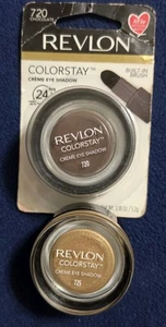 2 Revlon ColorStay Creme Eye Shadow HONEY & CHOCOLATE 24 hr wear #720 & #725 - Picture 1 of 10