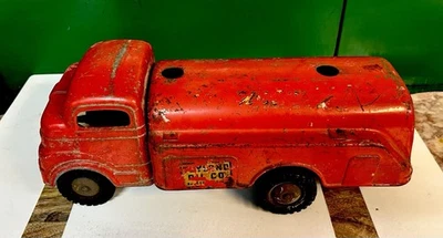 Camión cisterna Tonka vintage de acero prensado Strutco de los años 60 Foto 1 de 4