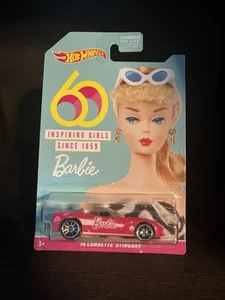 HOT WHEELS 2018 Barbie Special Edition 14 Corvette Stingray Convertible (Corner) - Picture 1 of 2