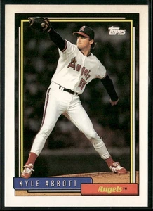Kyle Abbott 1992 Topps #763 California Angels - Picture 1 of 2
