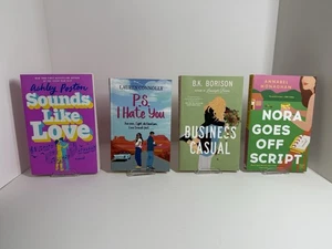 Rom Com Book Lot Sounds Like Love P.S I Hate You Business Casual Nora Off Script - Picture 1 of 2