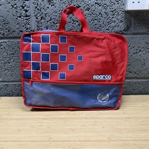 Sparco Campeón del Mundo por 10 Años Rojo Azul Kit Traje de Carrera Bolso De Colección Años 90 - Imagen 1 de 19