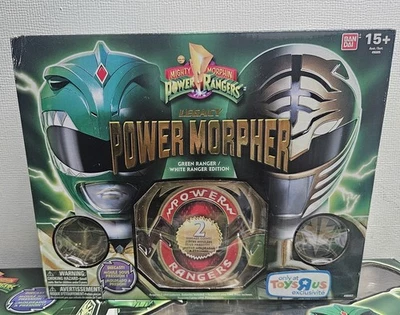 Power Rangers Legacy Green White Ranger Morpher Bandai Sealed - Image 1 of 4