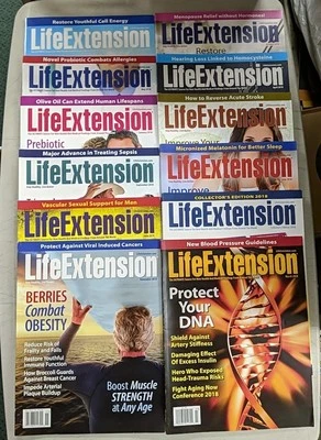 Life Extension Magazine Boost Muscle Protect Your DNA Reverse Brain Aging By X12 - Image 1 of 4