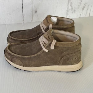 Ariat Shoes Womens Size 11 Brown Leather Chukka Moc Toe Lace Up Casual 10025952 - Picture 1 of 12