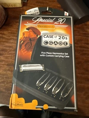 SPC Special Twenty Armónica Progresiva, Paquete de 5 con Estuche Nuevo En Caja Foto 1 de 3