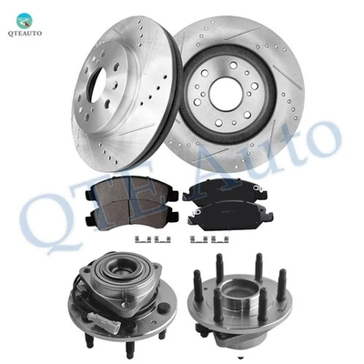 8 rotores perforados F 329,95-D1363 8803 Pad-Hub para Cadillac Escalade 2013 2014 ESV Foto 1 de 4