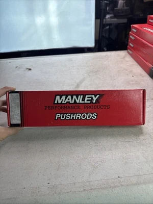 Manley 25712 8pc  4130 Sweged SB Chev  . 100 Long 7/16 x 7.900 Pushrod Set - Bild 1 von 4