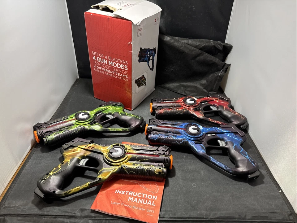 bcp Best Choice Products 4 Laser Force Blasters 4 colores de equipo SKY2862 edades 8+ Foto 1 de 1