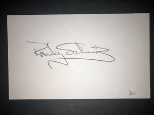 1965 A's: Randy Schwartz, SIGNED 3x5 Card (JS)