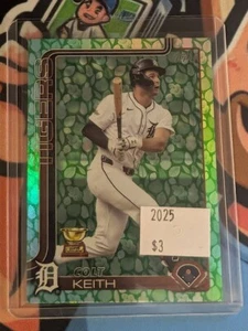 2025 Topps Serie 1 - Colt Keith #180 Holiday Pascua Lámina Verde - Imagen 1 de 1