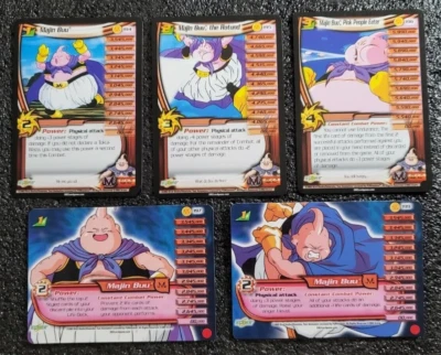 Majin Buu Saga Starter Set Personality Lv1-3 HT Fat DBZ CCG TCG Score Cards Card - Image 1 of 4