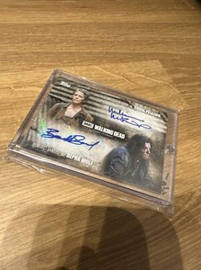 Walking Dead Season 5 Melissa McBride Benedict Samuel Dual Autograph 62/99