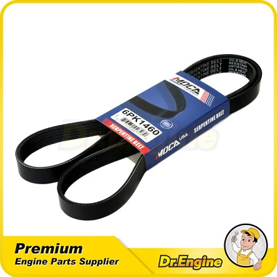 Ремень змеевик EPDM подходит для 01–13 BMW M3 Z3 Z4 3,2 л 4,0 л 6PK1460 - Изображение 1 из 4