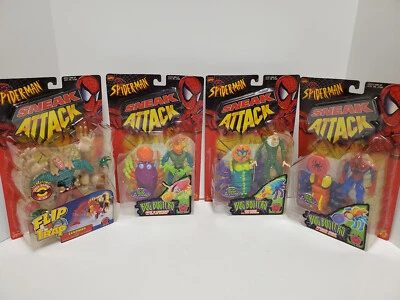 Spiderman Sneak Attack LOTE DE 4 SANDMAN BUITRE JACK O LATERN SPIDERMAN NUEVO Foto 1 de 3
