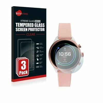 Fossil Sport (41 mm) , 3 x Xtreme Glass HD33 Tempered Glass Screen Protector - Изображение 1 из 4