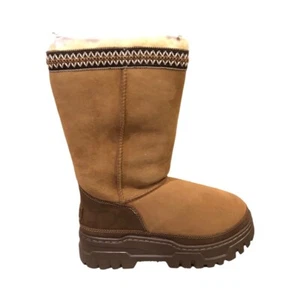 UGG Women's Classic Tall Trailgazer Chestnut Waterproof Suede Boots 1158323 - Picture 1 of 8