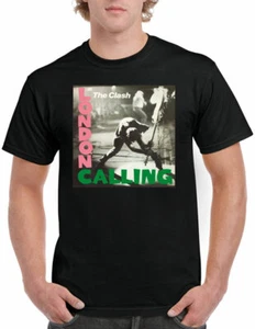 Camiseta The Clash London Calling Album Punk Rock Nueva Ola Banda de Música CLA10077 - Imagen 1 de 3