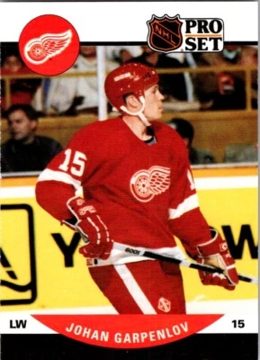 1990-91 Pro Set #605 Johan Garpenlov - Image 1 of 2
