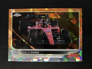 2022 Topps Chrome F1 #31 Carlos Sainz Orange Sapphire /25 Scuderia Ferrari - Picture 1 of 2