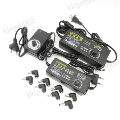 AC To dc Adapter Adjustable Power Supply 3V 5V 6V 9V 12V 15V 18V 24V 5A volt - Image 1 of 4