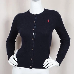 Cárdigan POLO RALPH LAUREN Mini Cable Algodón Azul Marino Oscuro - Imagen 1 de 13