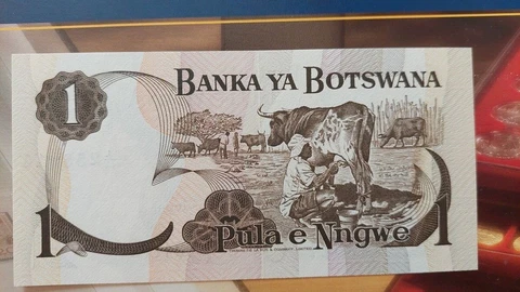 Botswana 1 Pula,1976, UNC Cover