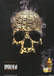 2010 anuncio impreso de whisky escocés Smokehead anuncio del Reino Unido - Imagen 1 de 2