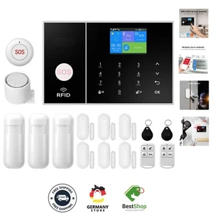 Komplettes Alarmsystem, WLAN Drahtloses Alarmanlage für Haus und Wohnung Set 1 - Bild 1 von 12