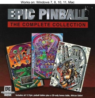 Epic Pinball: The Complete Collection PC Mac Juego 1995 Windows 10 11 Foto 1 de 2