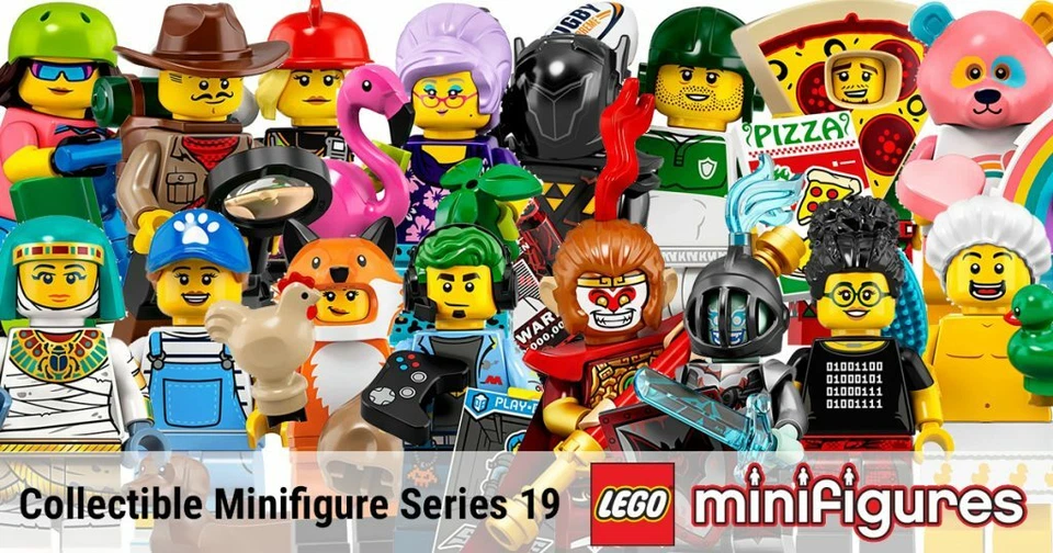LEGO 71025 MINIFIGURES – SERIE 19 – COMPLETA LA COLLEZIONE