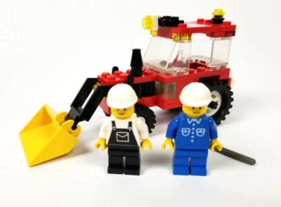 LEGO Town 1876 Soil Scooper Complete Classic Town Tractor Front End Loader - Image 1 of 4
