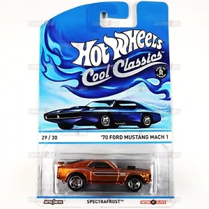 Hot Wheels 70 Ford Mustang Mach 1 #29 Cool Classics 1:64 HW Spectrafrost Y9452 - Bild 1 von 2