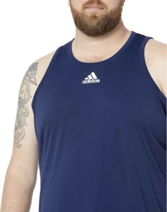 Adidas Herren Tanktop meliert, Team dunkelblau, X-Small - Bild 1 von 3