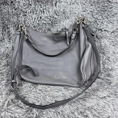 Kate Spade Classic Spade Shoulder Bag Purse Double Strap Gray Medium - Image 1 of 4