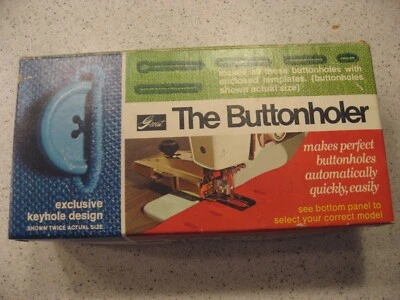 Vintage Greist The Buttonholer Automatic Buttonhole Stitch Attachment Model #1 - Image 1 of 4