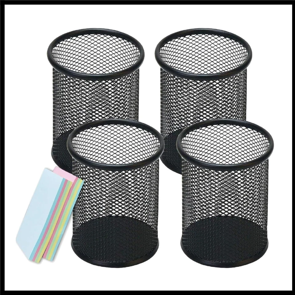 Elegante Metall Stiftebox Schwarz – Robuster Schreibtisch Organizer für Kinder - Bild 1 von 1