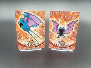 TOPPS SET - Zubat, Golbat - TVA SERIES 1 - NP - Pokemon - BLACK LOGO - Picture 1 of 5