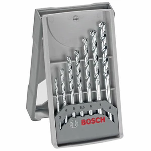 Bosch Steinbohrer-Set CYL-1, 7-teilig, 3, 4, 5, 5,5, 6, 7, 8 mm - Bild 1 von 2