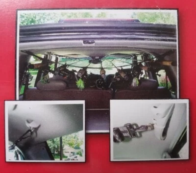Rod Saver VRC Vehicle Rod Carrier System Holds 7, 40" to 72" Adjustable Fishing - Image 1 of 4