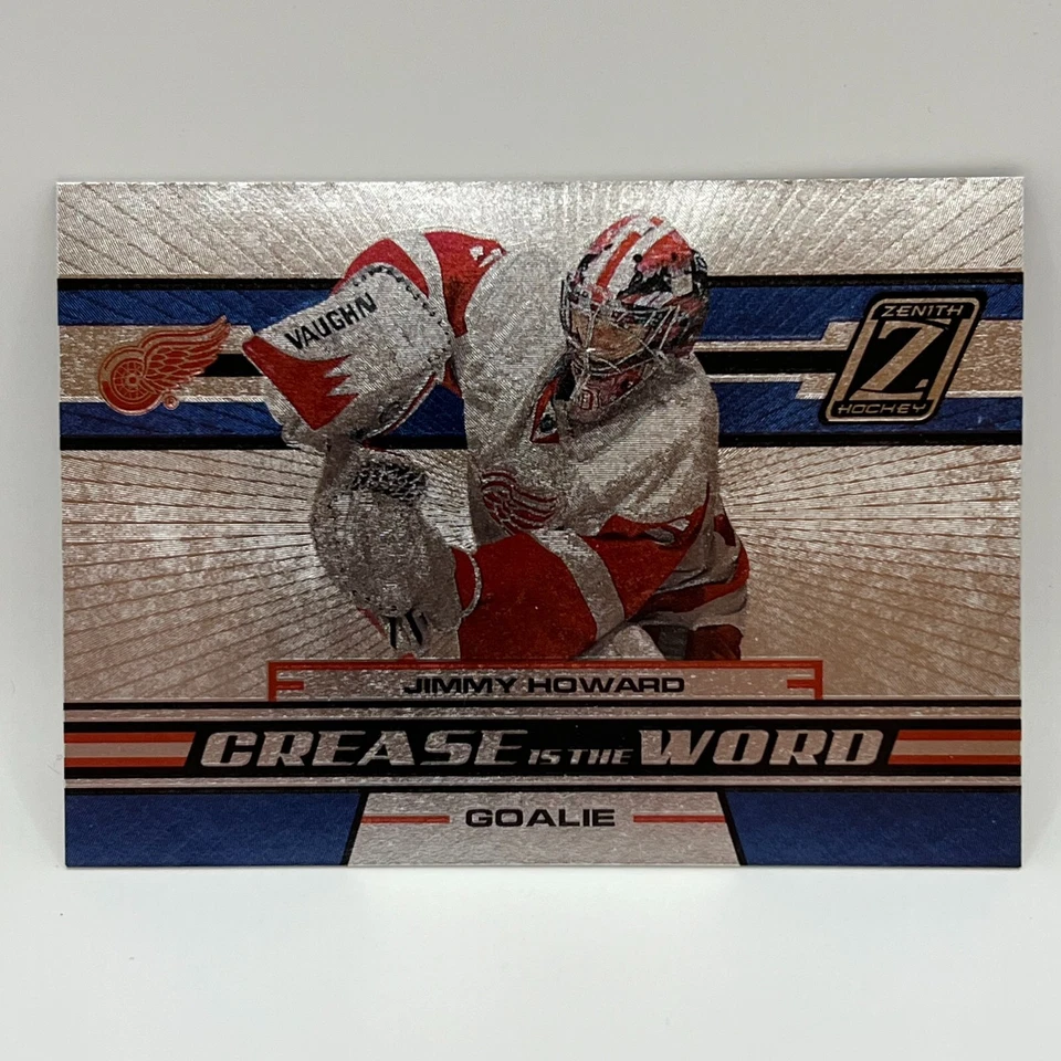 2010-11 Panini Zenith Crease is the Word Jimmy Howard #4 - Image 1 of 2