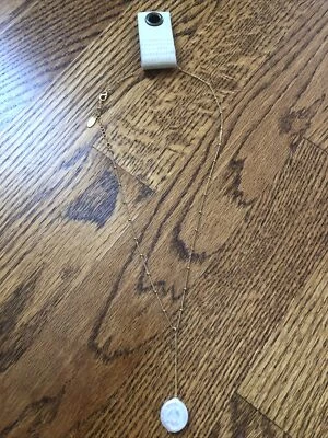 Collar Anthropologie Madre Perla Gota Nuevo con Etiquetas Dorado Foto 1 de 4